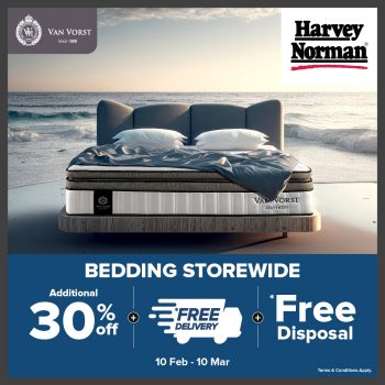 Harvey-Norman-Van-Vorst-Mattresses-Promo-350x350 - Beddings Home & Garden & Tools Johor Kedah Kelantan Kuala Lumpur Mattress Melaka Negeri Sembilan Pahang Penang Perak Perlis Promotions & Freebies Putrajaya Sabah Sarawak Selangor Terengganu 