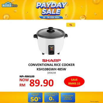 HomePro-Payday-Sale-24-350x350 - Electronics & Computers Home Appliances Johor Kedah Kelantan Kitchen Appliances Kuala Lumpur Malaysia Sales Melaka Negeri Sembilan Online Store Pahang Penang Perak Perlis Putrajaya Sabah Sarawak Selangor Terengganu 