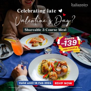 Italiannies-Valentines-Day-Extended-Promo-2024-350x350 - Food , Restaurant & Pub Johor Kedah Kelantan Kuala Lumpur Melaka Negeri Sembilan Pahang Penang Perak Perlis Promotions & Freebies Putrajaya Sabah Sarawak Selangor Terengganu 