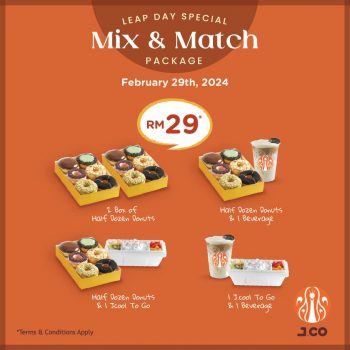J.CO-Leap-Day-Special-350x350 - Food , Restaurant & Pub Johor Kedah Kelantan Kuala Lumpur Melaka Negeri Sembilan Pahang Penang Perak Perlis Promotions & Freebies Putrajaya Sabah Sarawak Selangor Terengganu 