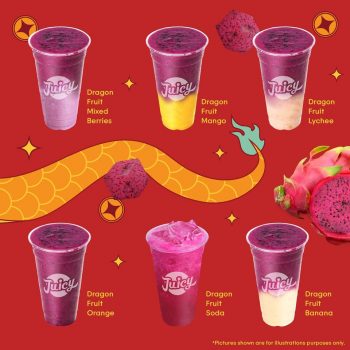 JUICY-Dragon-Year-Special-1-350x350 - Beverages Food , Restaurant & Pub Johor Kedah Kelantan Kuala Lumpur Melaka Negeri Sembilan Pahang Penang Perak Perlis Promotions & Freebies Putrajaya Sabah Sarawak Selangor Terengganu 