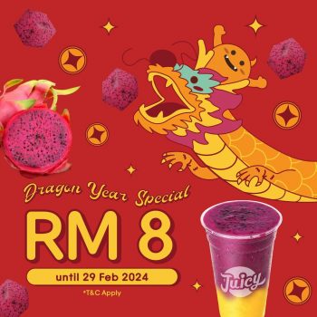 JUICY-Dragon-Year-Special-350x350 - Beverages Food , Restaurant & Pub Johor Kedah Kelantan Kuala Lumpur Melaka Negeri Sembilan Pahang Penang Perak Perlis Promotions & Freebies Putrajaya Sabah Sarawak Selangor Terengganu 