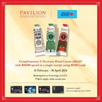 LOccitane-Special-Deal-with-your-RHB-Card-350x350 - Beauty & Health Kuala Lumpur Promotions & Freebies Selangor Skincare 