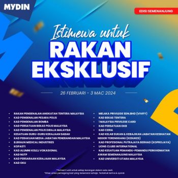 MYDIN-Rakan-Eksklusif-Promotion-5-350x350 - Johor Kedah Kelantan Kuala Lumpur Melaka Negeri Sembilan Pahang Penang Perak Perlis Promotions & Freebies Putrajaya Sabah Sarawak Selangor Supermarket & Hypermarket Terengganu 