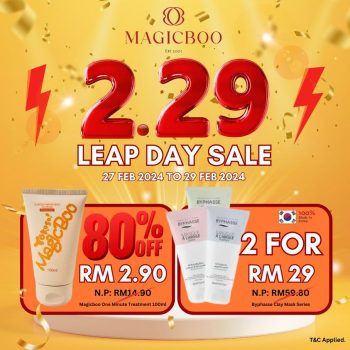 Magicboo-Leap-Day-Promotion-350x350 - Beauty & Health Johor Kedah Kelantan Kuala Lumpur Melaka Negeri Sembilan Online Store Pahang Penang Perak Perlis Personal Care Promotions & Freebies Putrajaya Sabah Sarawak Selangor Skincare Terengganu 