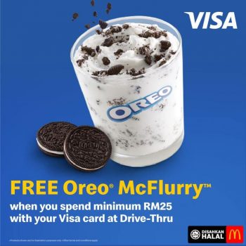 McDonalds-Free-OREO-McFlurry-with-VISA-Card-Purchases-350x350 - Fast Food Food , Restaurant & Pub Johor Kedah Kelantan Kuala Lumpur Melaka Negeri Sembilan Pahang Penang Perak Perlis Promotions & Freebies Putrajaya Sabah Sarawak Selangor Terengganu 