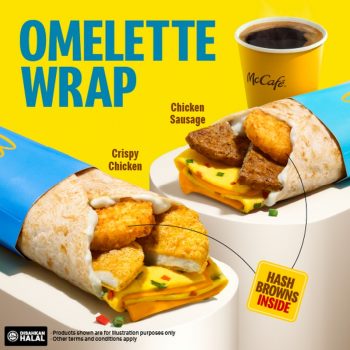 McDonalds-Omelette-Wrap-with-Hash-Browns-Promo-350x350 - Fast Food Food , Restaurant & Pub Johor Kedah Kelantan Kuala Lumpur Melaka Negeri Sembilan Pahang Penang Perak Perlis Promotions & Freebies Putrajaya Sabah Sarawak Selangor Terengganu 