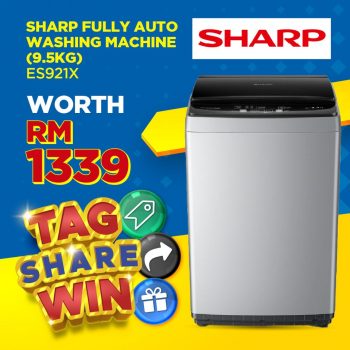 Megahome-Tag-Share-Win-Sharp-Giveaway-1-350x350 - Electronics & Computers Events & Fairs Home Appliances Johor Kedah Kelantan Kitchen Appliances Kuala Lumpur Melaka Negeri Sembilan Online Store Pahang Penang Perak Perlis Putrajaya Sabah Sarawak Selangor Terengganu 