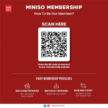 Miniso-Membership-Promo-350x350 - Fashion Lifestyle & Department Store Johor Kedah Kelantan Kuala Lumpur Melaka Negeri Sembilan Pahang Penang Perak Perlis Promotions & Freebies Putrajaya Sabah Sarawak Selangor Terengganu 