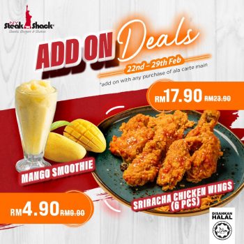 NY-Steak-Shack-Add-on-Deals-Promo-350x350 - Food , Restaurant & Pub Johor Kedah Kelantan Kuala Lumpur Melaka Negeri Sembilan Pahang Penang Perak Perlis Promotions & Freebies Putrajaya Sabah Sarawak Selangor Terengganu 