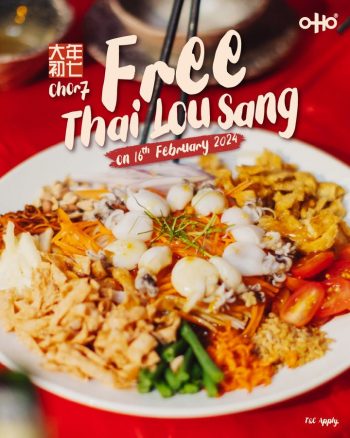 OHO-Mookata-Bar-Free-Thai-Lou-Sang-Promo-350x438 - Beverages Food , Restaurant & Pub Kuala Lumpur Promotions & Freebies Selangor 