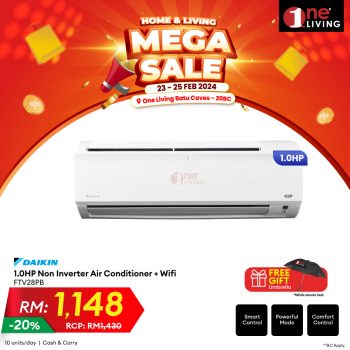 One-Living-Home-Living-Mega-Sale-17-350x350 - Electronics & Computers Home Appliances IT Gadgets Accessories Kitchen Appliances Warehouse Sale & Clearance in Malaysia 