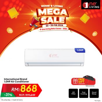 One-Living-Home-Living-Mega-Sale-20-350x350 - Electronics & Computers Home Appliances IT Gadgets Accessories Kitchen Appliances Warehouse Sale & Clearance in Malaysia 