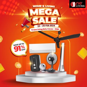 One-Living-Home-Living-Mega-Sale-350x350 - Electronics & Computers Home Appliances IT Gadgets Accessories Kitchen Appliances Warehouse Sale & Clearance in Malaysia 