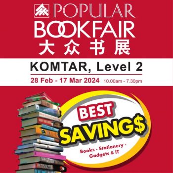 POPULAR-Book-Fair-at-Komtar-George-Town-350x350 - Books & Magazines Events & Fairs Penang Stationery 
