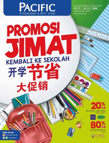 Pacific-Hypermarket-Back-To-School-Promotion-Catalogue-350x458 - Johor Kedah Kelantan Kuala Lumpur Melaka Negeri Sembilan Pahang Penang Perak Perlis Promotions & Freebies Putrajaya Sabah Sarawak Selangor Supermarket & Hypermarket Terengganu 