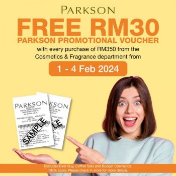 Parkson-Free-Voucher-Promotion-with-purchase-from-Cosmetics-Fragrance-Department-1-350x350 - Fashion Lifestyle & Department Store Johor Kedah Kelantan Kuala Lumpur Melaka Negeri Sembilan Pahang Penang Perak Perlis Promotions & Freebies Putrajaya Sabah Sarawak Selangor Terengganu 