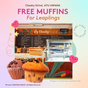 Resorts-World-Genting-Free-Muffins-at-Cheeky-Grind-Ayu-Awana-350x350 - Hotels Pahang Promotions & Freebies Sports,Leisure & Travel 