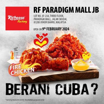 Richeese-Opening-Free-Famous-Fire-Chicken-Giveaway-at-Paradigm-Mall-350x350 - Food , Restaurant & Pub Promotions & Freebies Selangor 
