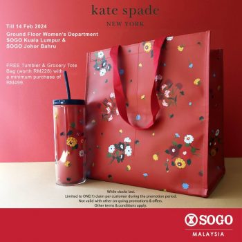 SOGO-Kate-Spade-Promo-350x350 - Fashion Lifestyle & Department Store Johor Kuala Lumpur Promotions & Freebies Selangor 