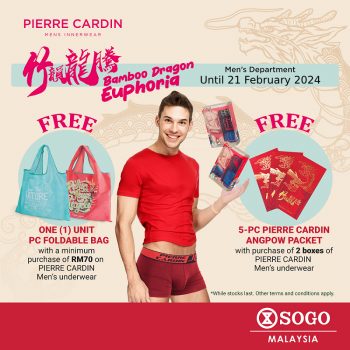 SOGO-Pierre-Cardin-Promo-350x350 - Fashion Lifestyle & Department Store Johor Kuala Lumpur Lingerie Promotions & Freebies Selangor 