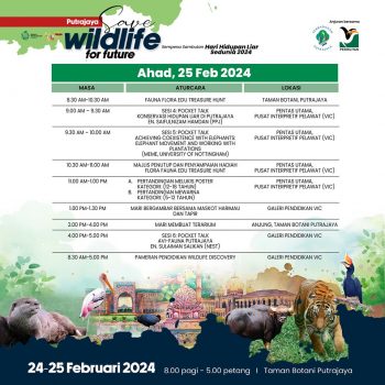 Save-Wildlife-For-Future-2024-at-the-Putrajaya-Botanical-Garden-2-350x350 - Promotions & Freebies Putrajaya Sports,Leisure & Travel 