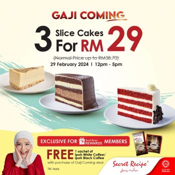 Secret-Recipe-Gaji-Coming-Deals-350x350 - Beverages Food , Restaurant & Pub Johor Kedah Kelantan Kuala Lumpur Melaka Negeri Sembilan Pahang Penang Perak Perlis Promotions & Freebies Putrajaya Selangor Terengganu 