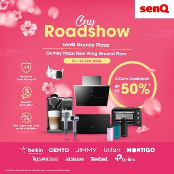 SenQ-CNY-HomeBrand-Roadshow-Sale-at-SenQ-Gurney-Plaza-350x350 - Electronics & Computers Home Appliances Malaysia Sales Penang 