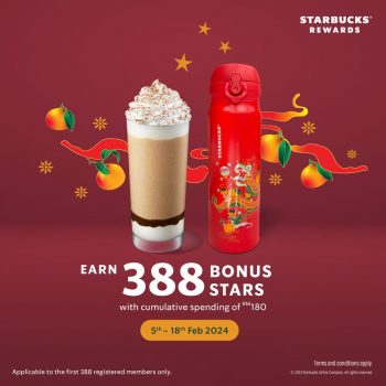 Starbucks-Bonus-STARS-Promo-350x350 - Beverages Food , Restaurant & Pub Johor Kedah Kelantan Kuala Lumpur Melaka Negeri Sembilan Pahang Penang Perak Perlis Promotions & Freebies Putrajaya Sabah Sarawak Selangor Terengganu 