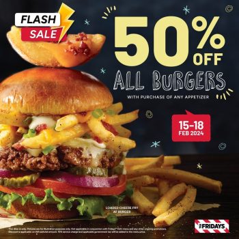 TGI-Fridays-Flash-Sale-350x350 - Burger Food , Restaurant & Pub Johor Kedah Kelantan Kuala Lumpur Malaysia Sales Melaka Negeri Sembilan Pahang Penang Perak Perlis Putrajaya Sabah Sarawak Selangor Terengganu 