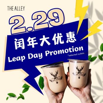 The-Alley-Leap-Year-Promotion-350x350 - Beverages Food , Restaurant & Pub Johor Kedah Kelantan Kuala Lumpur Melaka Negeri Sembilan Pahang Penang Perak Perlis Promotions & Freebies Putrajaya Sabah Sarawak Selangor Terengganu 