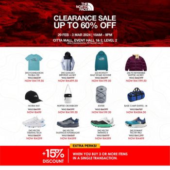 The-North-Face-Clearance-Sale-at-Citta-Mall-350x350 - Fashion Lifestyle & Department Store Footwear Selangor Warehouse Sale & Clearance in Malaysia 