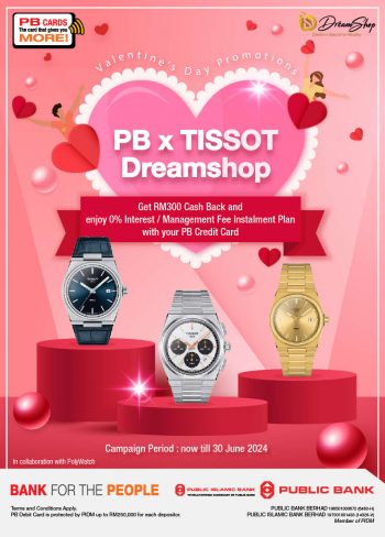 Tissot-Special-Promotion-at-Dreamshop-350x488 - Fashion Lifestyle & Department Store Johor Kedah Kelantan Kuala Lumpur Melaka Negeri Sembilan Pahang Penang Perak Perlis Promotions & Freebies Putrajaya Sabah Sales Happening Now In Malaysia Sarawak Selangor Terengganu Watches 