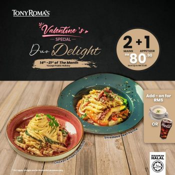 Tony-Romas-Valentines-Special-1-350x350 - Food , Restaurant & Pub Johor Kedah Kelantan Kuala Lumpur Melaka Negeri Sembilan Pahang Penang Perak Perlis Promotions & Freebies Putrajaya Sabah Sarawak Selangor Terengganu 