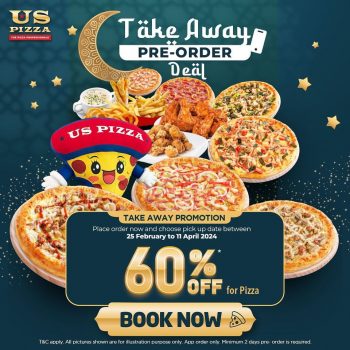 US-Pizza-Take-Away-Pre-Order-Deal-1-350x350 - Food , Restaurant & Pub Johor Kedah Kelantan Kuala Lumpur Melaka Negeri Sembilan Online Store Pahang Penang Perak Perlis Pizza Promotions & Freebies Putrajaya Sabah Sarawak Selangor Terengganu 