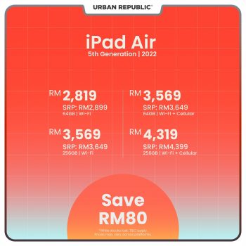 Urban-Republic-Mid-Month-Sale-12-350x350 - Electronics & Computers IT Gadgets Accessories Johor Kedah Kelantan Kuala Lumpur Laptop Malaysia Sales Melaka Mobile Phone Negeri Sembilan Pahang Penang Perak Perlis Putrajaya Sabah Sarawak Selangor Tablets Terengganu 