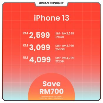 Urban-Republic-Mid-Month-Sale-7-350x350 - Electronics & Computers IT Gadgets Accessories Johor Kedah Kelantan Kuala Lumpur Laptop Malaysia Sales Melaka Mobile Phone Negeri Sembilan Pahang Penang Perak Perlis Putrajaya Sabah Sarawak Selangor Tablets Terengganu 