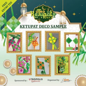 Utro-Ketupat-Deco-Competition-at-Utropolis-Marketplace-2-350x350 - Events & Fairs Shopping Malls 