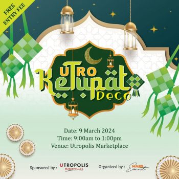 Utro-Ketupat-Deco-Competition-at-Utropolis-Marketplace-350x350 - Events & Fairs Shopping Malls 