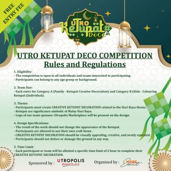 Utro-Ketupat-Deco-Competition-at-Utropolis-Marketplace-5-350x350 - Events & Fairs Shopping Malls 