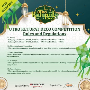 Utro-Ketupat-Deco-Competition-at-Utropolis-Marketplace-7-350x350 - Events & Fairs Shopping Malls 