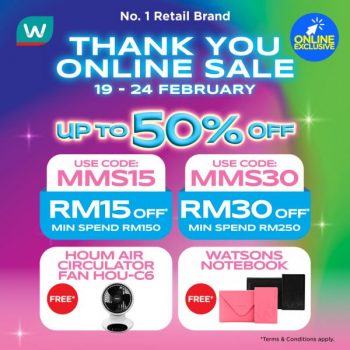 Watsons-Thank-You-Online-Sale-350x350 - Beauty & Health Cosmetics Johor Kedah Kelantan Kuala Lumpur Malaysia Sales Melaka Negeri Sembilan Online Store Pahang Penang Perak Perlis Personal Care Putrajaya Sabah Sarawak Selangor Skincare Terengganu 