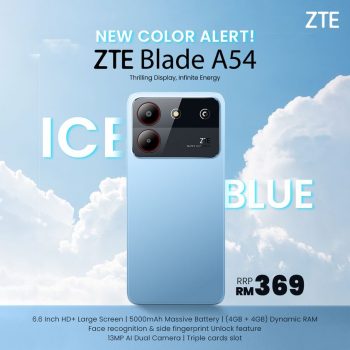 ZTE-Device-Blade-A54-Promo-350x350 - Electronics & Computers IT Gadgets Accessories Johor Kedah Kelantan Kuala Lumpur Melaka Mobile Phone Negeri Sembilan Online Store Pahang Penang Perak Perlis Promotions & Freebies Putrajaya Sabah Sarawak Selangor Terengganu 