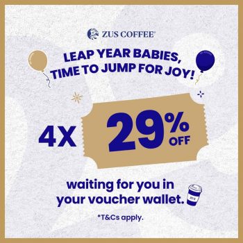 ZUS-Coffee-Leap-Year-Promo-350x350 - Beverages Food , Restaurant & Pub Johor Kedah Kelantan Kuala Lumpur Melaka Negeri Sembilan Pahang Penang Perak Perlis Promotions & Freebies Putrajaya Sabah Sarawak Selangor Terengganu 