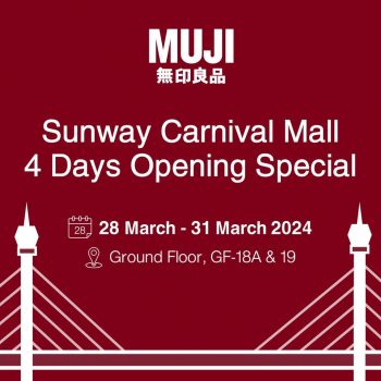 4-Days-Opening-Special-at-Sunway-Carnival-Mall-350x350 - Fashion Lifestyle & Department Store Penang Promotions & Freebies 