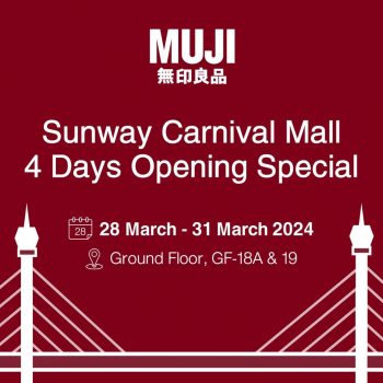 4-Days-Opening-Special-at-Sunway-Carnival-Mall-350x350 - Fashion Lifestyle & Department Store Penang Promotions & Freebies 