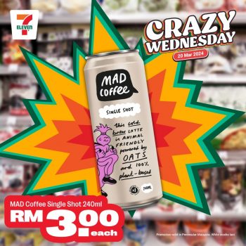 7-Eleven-Crazy-Wednesday-Special-3-350x350 - Johor Kedah Kelantan Kuala Lumpur Melaka Negeri Sembilan Pahang Penang Perak Perlis Promotions & Freebies Putrajaya Sabah Sarawak Selangor Supermarket & Hypermarket Terengganu 