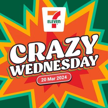 7-Eleven-Crazy-Wednesday-Special-350x350 - Johor Kedah Kelantan Kuala Lumpur Melaka Negeri Sembilan Pahang Penang Perak Perlis Promotions & Freebies Putrajaya Sabah Sarawak Selangor Supermarket & Hypermarket Terengganu 