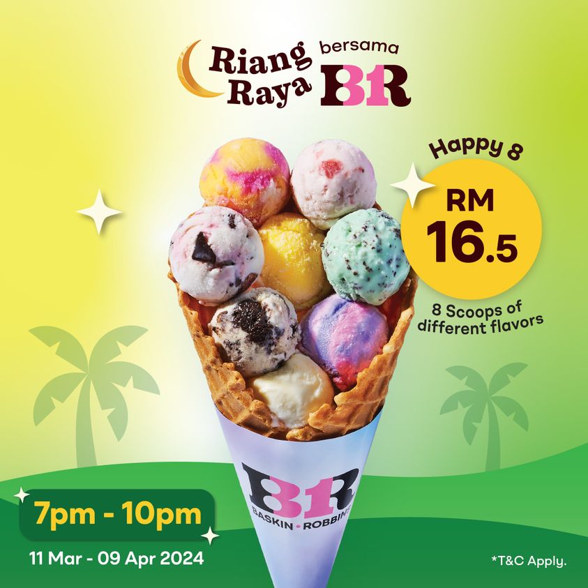 11 Mar9 Apr 2025 BaskinRobbins Special Promo