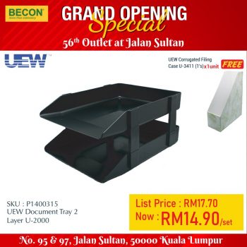 Becon-Stationery-Grand-Opening-Special-at-Jalan-Sultan-10-350x350 - Books & Magazines Kuala Lumpur Promotions & Freebies Selangor Stationery 